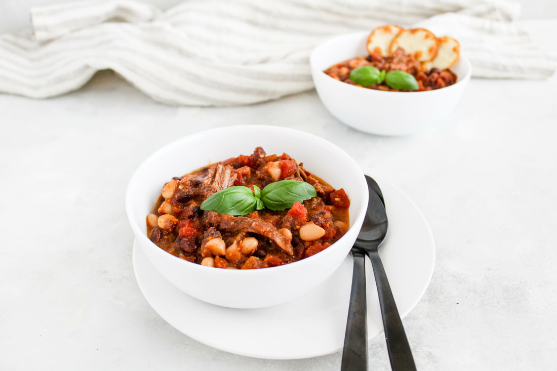 beer braised short rib chili