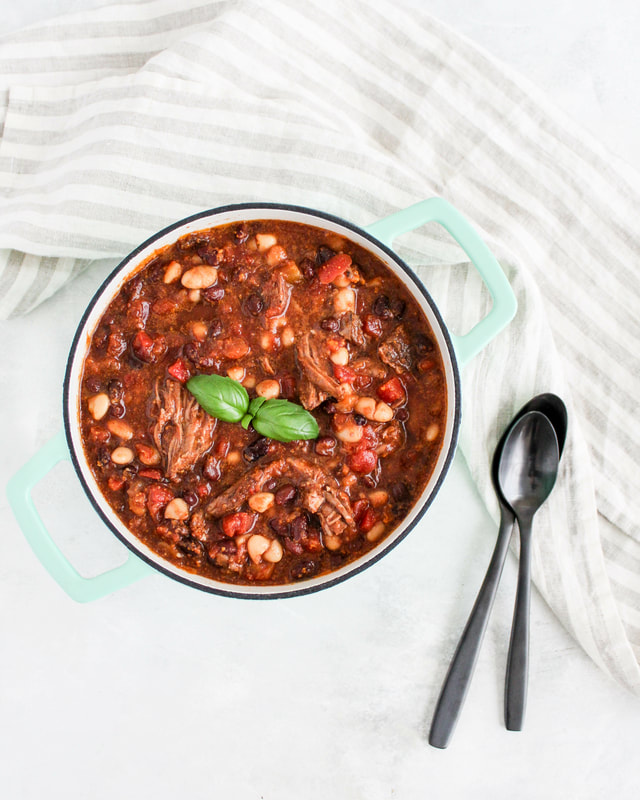 beer braised short rib chili