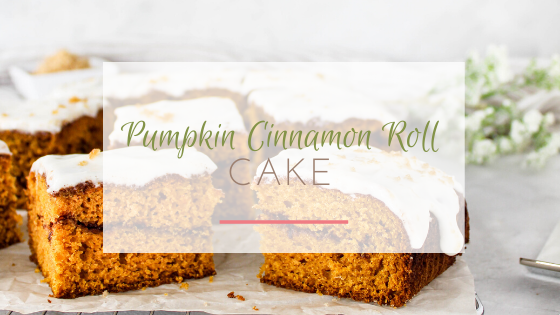 pumpkin cinnamon roll cake