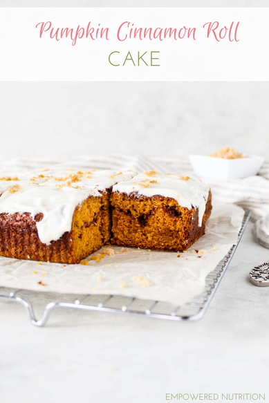 pumpkin cinnamon roll cake