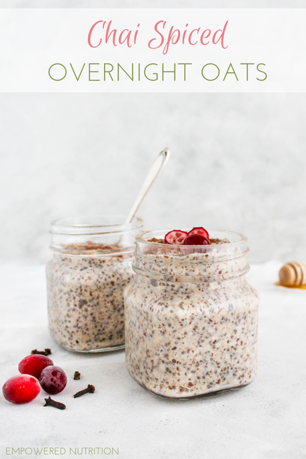 Chai Spiced Overnight Oats