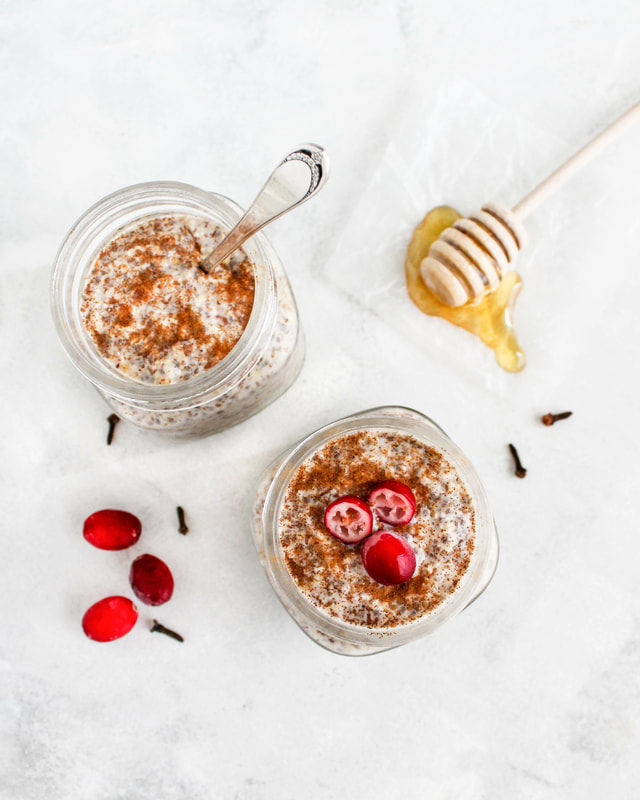 chai spiced overnight oats