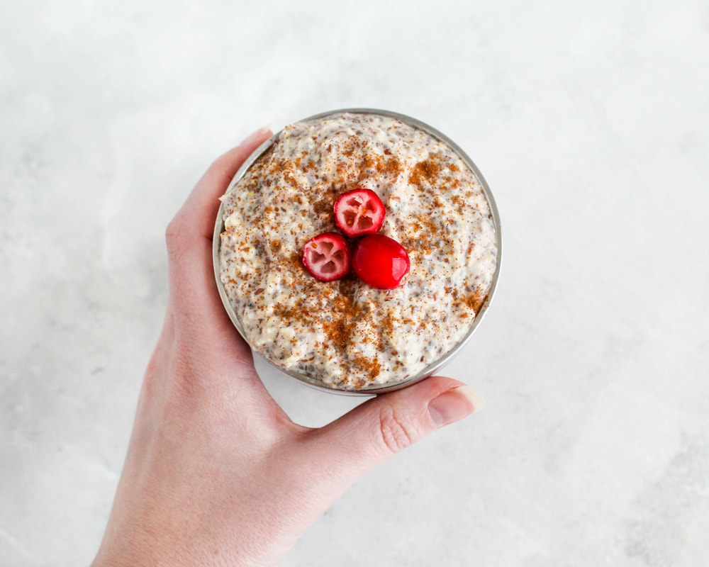 chai spiced overnight oats