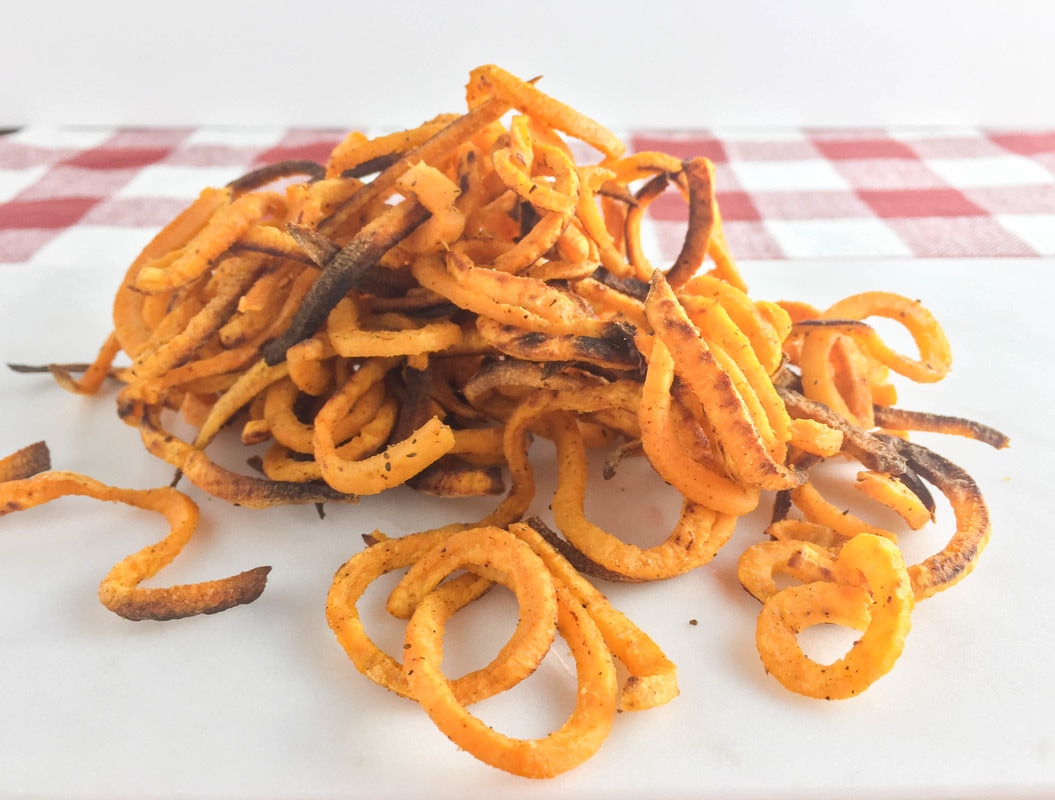 How to Make Curly Fries ~ KitchenAid Stand Mixer Spiralizer