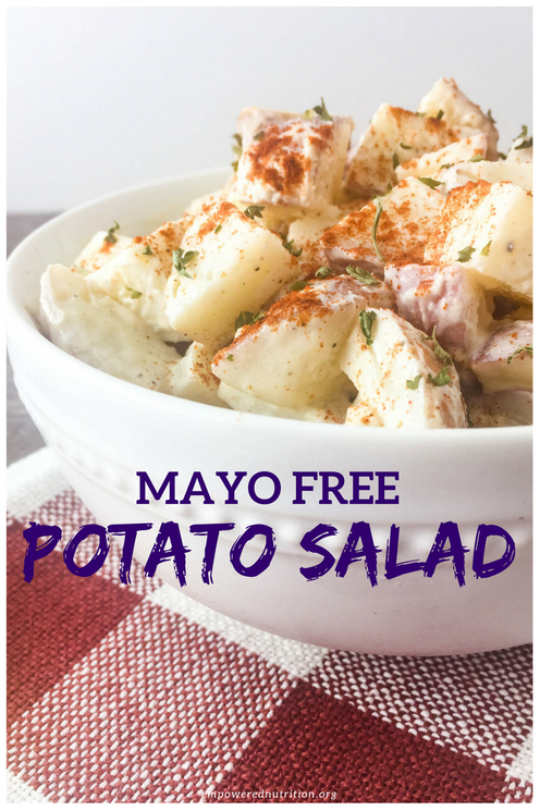 mayo free potato salad