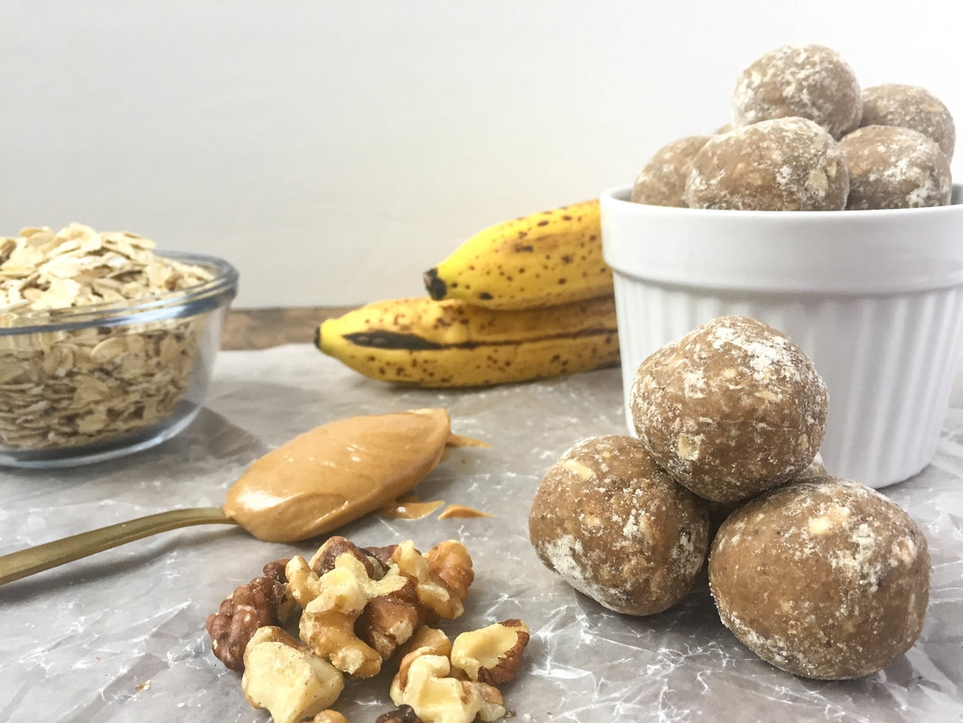 peanut butter banana energy bites