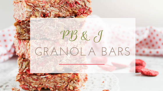 pbj granola bars