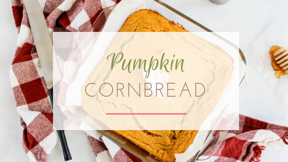 pumpkin cornbread with whipped maple butter