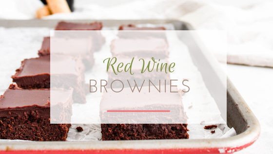 red wine brownies