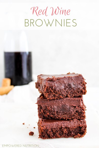 red wine brownies