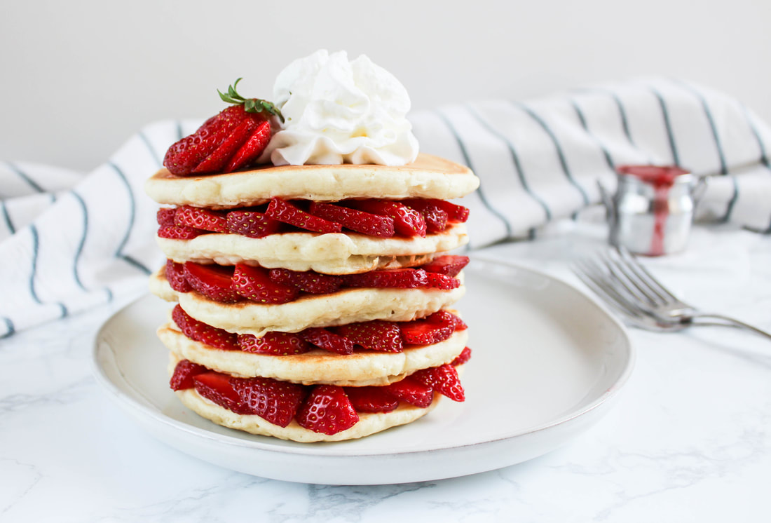 Strawberry Shortcake Pancakes