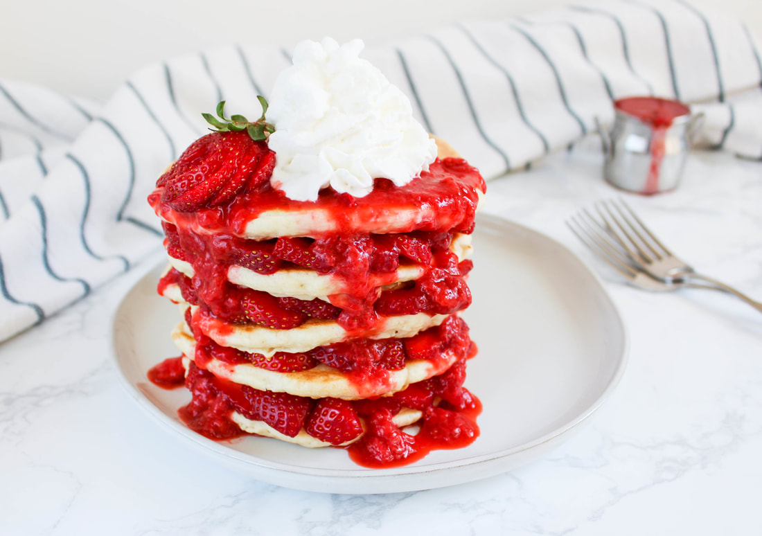 strawberry shortcake pancakes