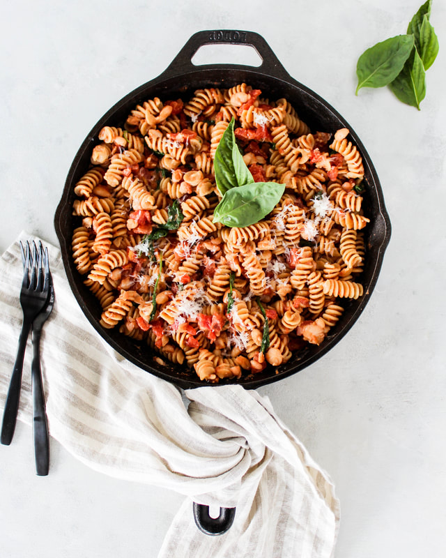 tuscan white bean pasta